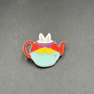 Disney Alice in Wonderland White Rabbit Teapot Trading Pin 2014